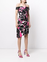 Thumbnail for your product : Milly Ally floral print midi dress