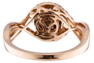 LeVian 14K Diamond Swirl Ring