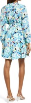 Thumbnail for your product : Fraiche by J Miso Floral Long Sleeve Minidress