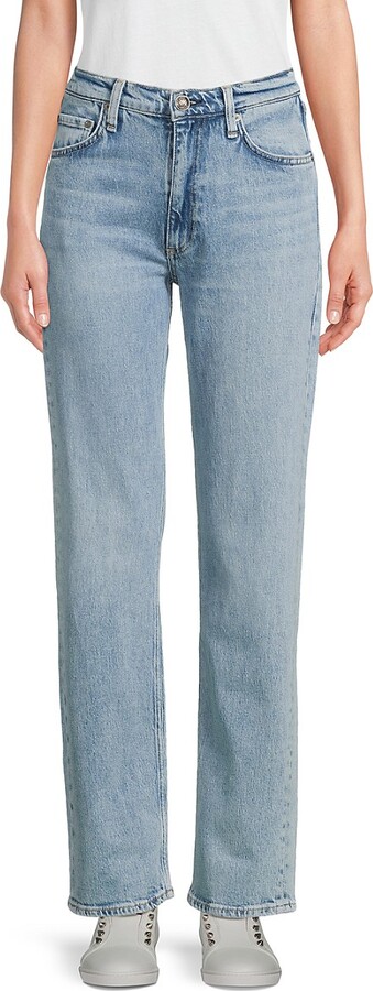 Rag & Bone Harlow Mid-Rise Straight Jeans