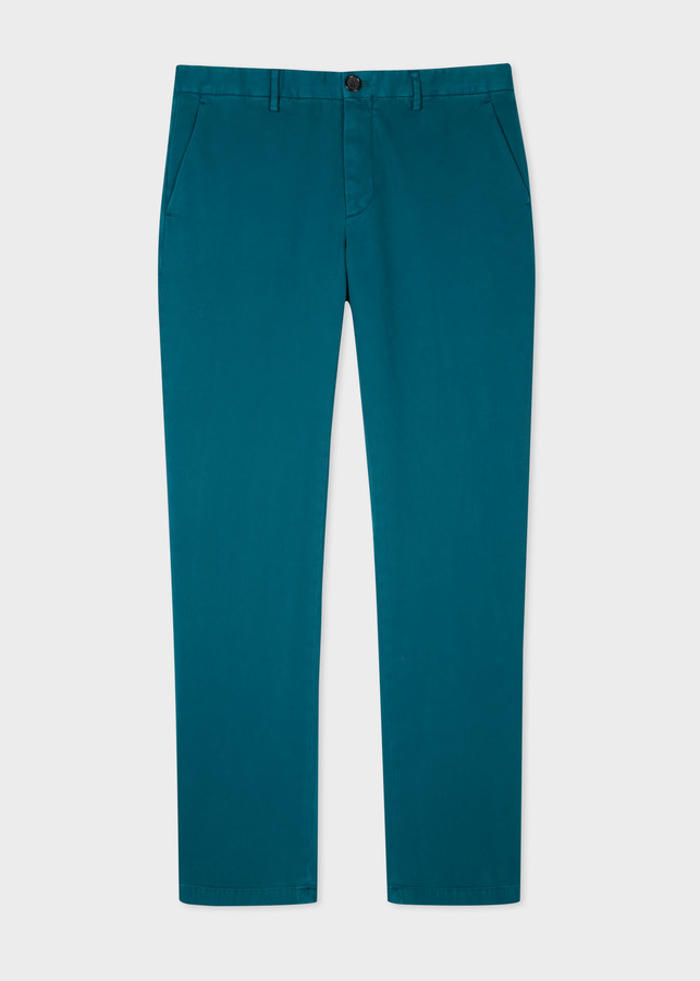 teal chinos