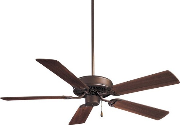 Minka Aire Contractor 52 Ceiling Fan in Silver, 5 Blades