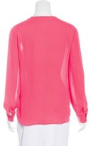 Thumbnail for your product : L'Agence Silk Draped Top