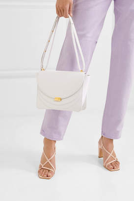 Wandler Luna Leather Shoulder Bag - White