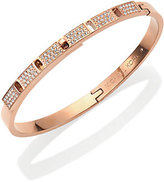 Thumbnail for your product : Michael Kors Heritage Turnlock Pavé Slim Bangle Bracelet/Rose Goldtone