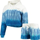 Thumbnail for your product : Foco Women's Royal Los Angeles Dodgers Dip-Dye Hoodie T-shirt and Pants Sleep Set