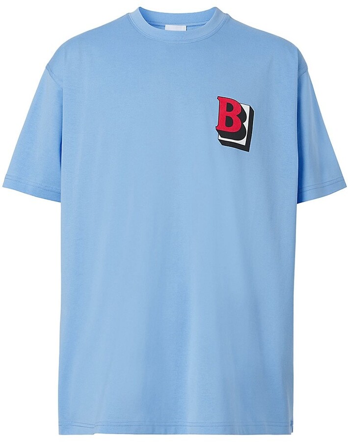 Burberry Blue Men's T-shirts | Shop the world's largest collection 