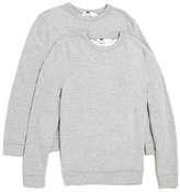 Thumbnail for your product : Topman Long Sleeve Gray Sweatshirt 2 Pack*