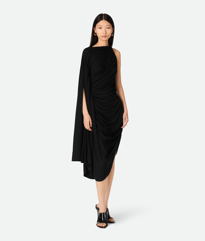 Bottega Veneta Viscose Jersey Draped Dress
