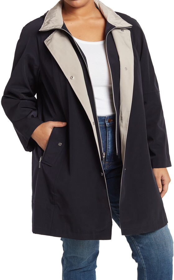 gallery petite raincoat