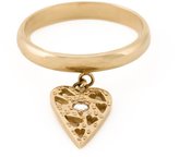 Thumbnail for your product : Natasha Zinko small heart charm ring