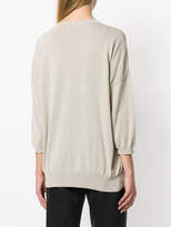 Thumbnail for your product : Liu Jo tied cropped sleeve cardigan