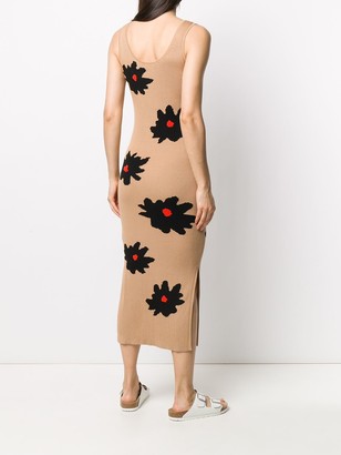 Chinti and Parker Floral Knit Maxi Dress