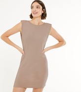 Thumbnail for your product : New Look Jersey Padded Shoulder T-Shirt Dress