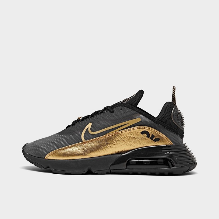 nike mens shoes black and gold