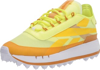 mustard yellow reebok classics