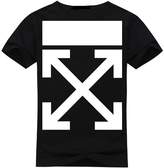 Thumbnail for your product : Off-White OFF- Men's T-Shirt Short Sleeves Logo in Back /Black