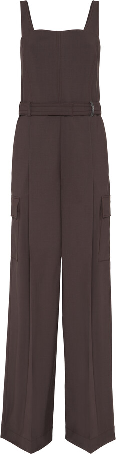 Tropical Luxury wool jumpsuit