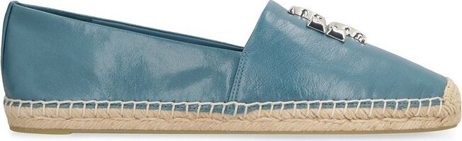 Tory Burch Eleanor Logo Plaque Espadrilles