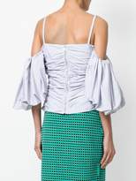 Thumbnail for your product : Isa Arfen striped off shoulder blouse