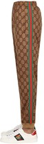 Thumbnail for your product : Gucci Gg Interlock Cotton Jersey Track Pants