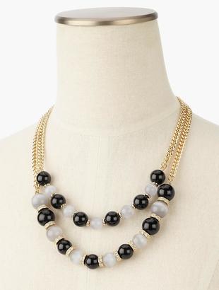 Talbots Placed Bead Necklace