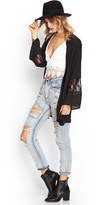 Thumbnail for your product : Forever 21 Lace Paneled Kimono