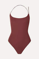 Thumbnail for your product : Alix Nyc Alix NYC - Kane Stretch-jersey Thong Bodysuit - Chocolate
