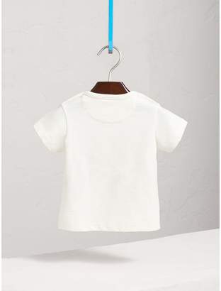 Burberry Icons Print Cotton T-shirt