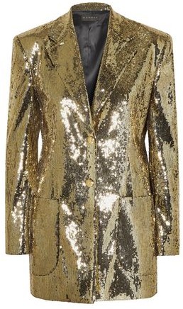 ladies gold sequin jacket