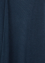 Thumbnail for your product : Donna Karan Teal draped cashmere Cozy
