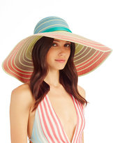 Thumbnail for your product : Missoni Rainbow OmbrÃƒÂ© Wide Brim Hat