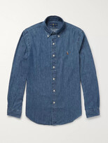 Thumbnail for your product : Polo Ralph Lauren Slim-Fit Button-Down Collar Washed-Denim Shirt