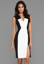 Thumbnail for your product : Black Halo Heston Colorblocked Dress