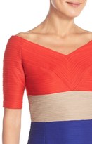 Thumbnail for your product : NUE by Shani Ottoman Knit Colorblock Sheath Dress