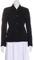 Thumbnail for your product : Prada Collar Button-Up Jacket Black Collar Button-Up Jacket