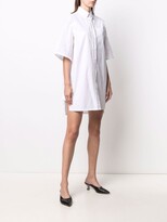 Thumbnail for your product : Prada Logo-Plaque Shirt Dress