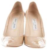 Thumbnail for your product : Jimmy Choo Patent Leather Pointed-Toe Pumps