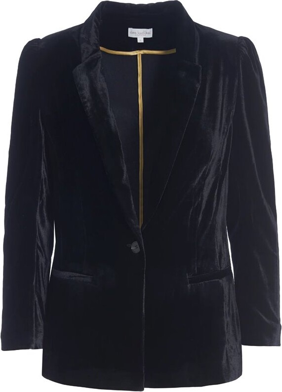 Dea Kudibal - Falula velvet blazer - black - ShopStyle