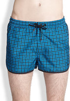Thumbnail for your product : Marc by Marc Jacobs Houndstooth Swim Trunks