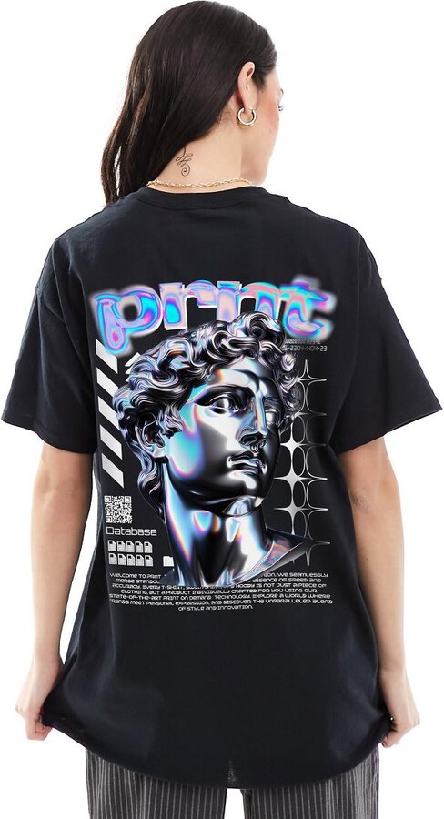 Asos Adidas Overdyed T Shirt PRNT X ASOS Chrome Renaissance