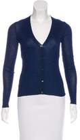 Thumbnail for your product : Prada Knit Button-Up Cardigan