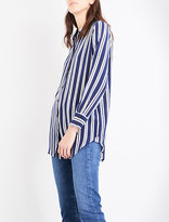 Thumbnail for your product : MiH Jeans Simple silk-crepe de chine shirt