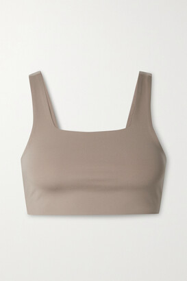 Girlfriend Collective Tommy Recycled Stretch Sports Bra - Neutrals