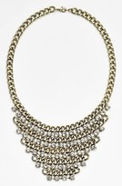 Thumbnail for your product : BP Crystal Chain Bib Statement Necklace (Juniors)