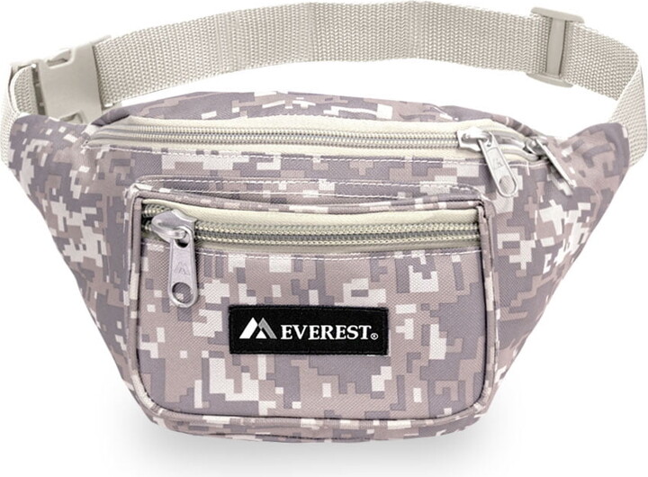 Everest Compact Unisex Fanny Pack, Digital Camo Green