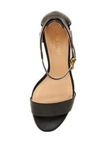 Thumbnail for your product : Grey Mer 75mm Leather Mirrored Heel Sandals