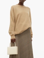 Thumbnail for your product : Extreme Cashmere - No. 53 Crew Hop Stretch-cashmere Sweater - Camel