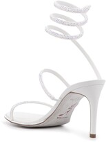 Thumbnail for your product : Rene Caovilla Wraparound Leather Sandals