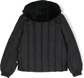 Thumbnail for your product : Mini Rodini Logo-Patch Hooded Jacket